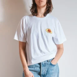 Women BS01 Merci - T-Shirt Non Merci Beavies - Blanc