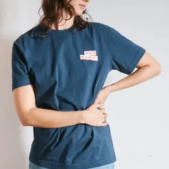 Women BS01 Merci - T-Shirt Non Merci Definition - Marine
