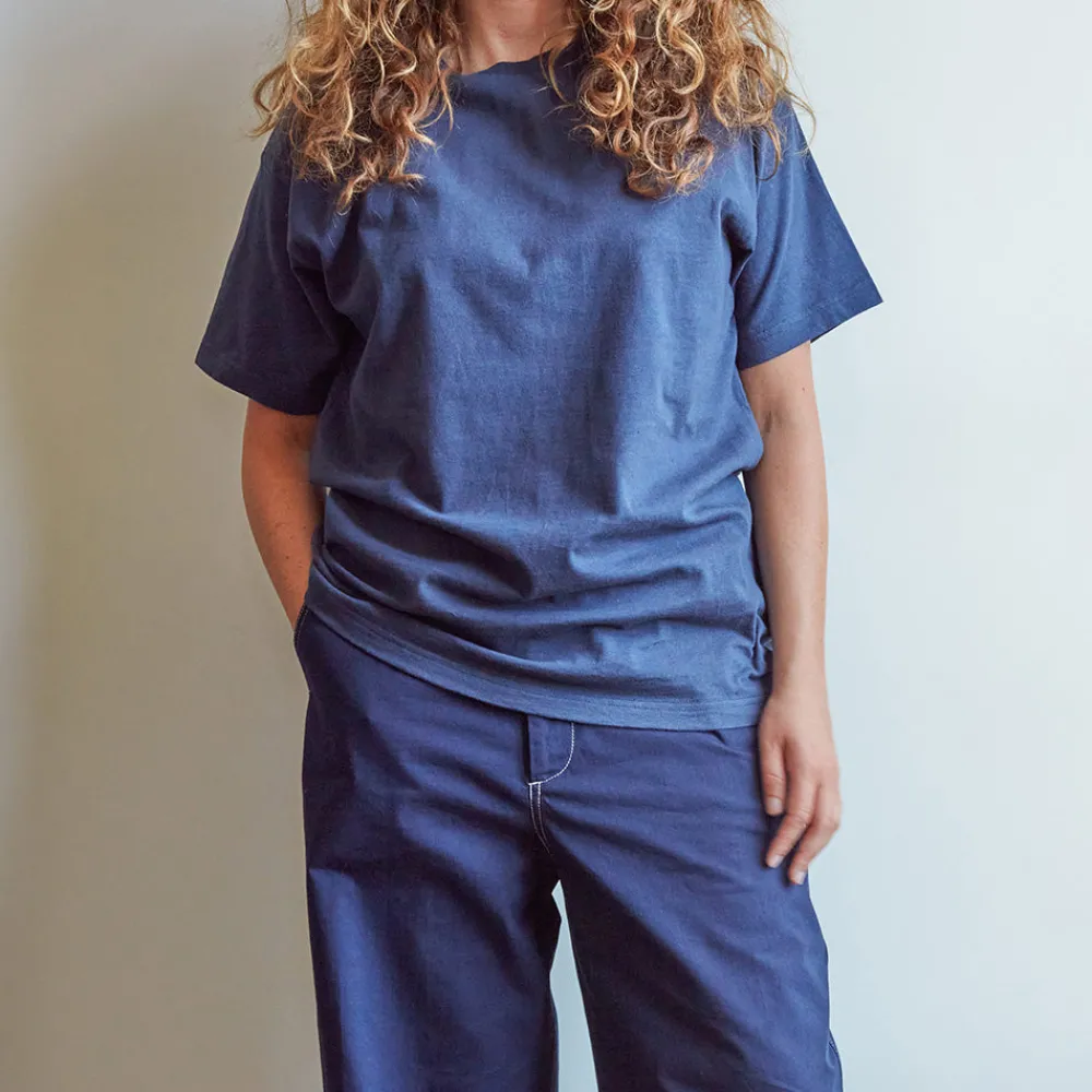 Women H02 Merci - T-shirt unisexe - Bleu Marine