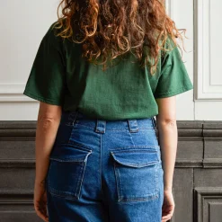 Women Merci - T-Shirt unisexe Non "Rive Gauche" - Vert