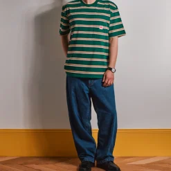 MJ01 Merci - T-Shirt Vadim Stripes - Vert