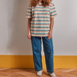 MJ01 Merci - T-Shirt Vadim Stripes - Rose