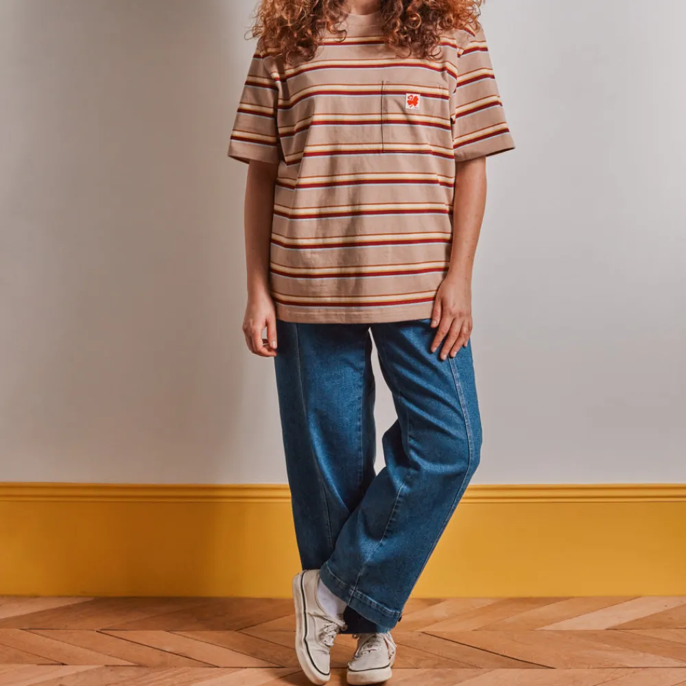 MJ01 Merci - T-Shirt Vadim Stripes - Moka