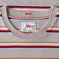MJ01 Merci - T-Shirt Vadim Stripes - Moka