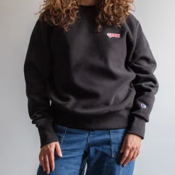 Women Champion Merci x - Crewneck Merci - Noir