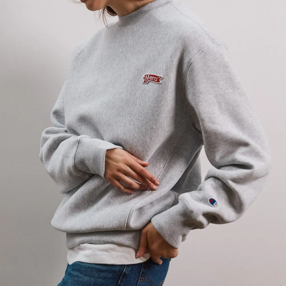 Women Champion Merci x - Crewneck Merci - Gris