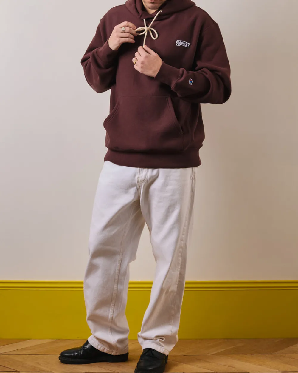 Women CHAMPION Merci x - Sweat à Capuche - Marron