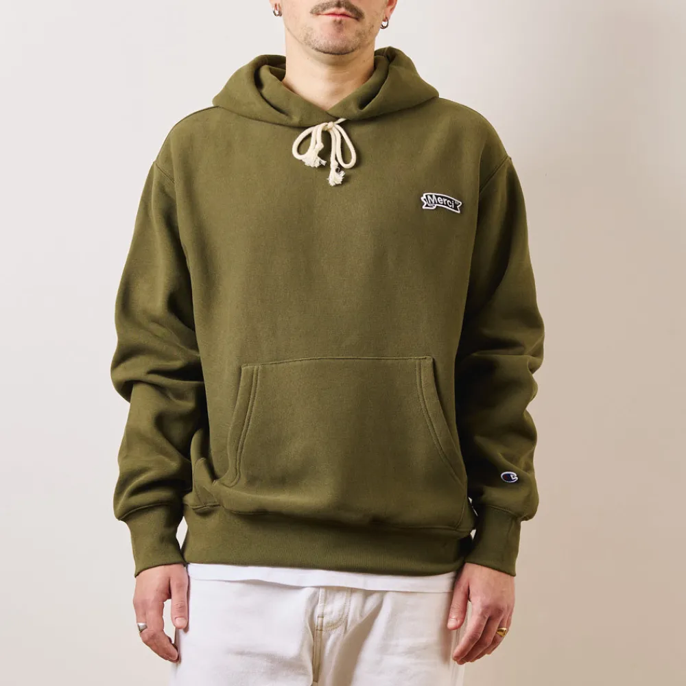 Women CHAMPION Merci x - Sweat à Capuche - Olive