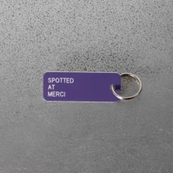 Women Various Keytags Merci x - Porte-clé "Spotted at Merci" - Violet