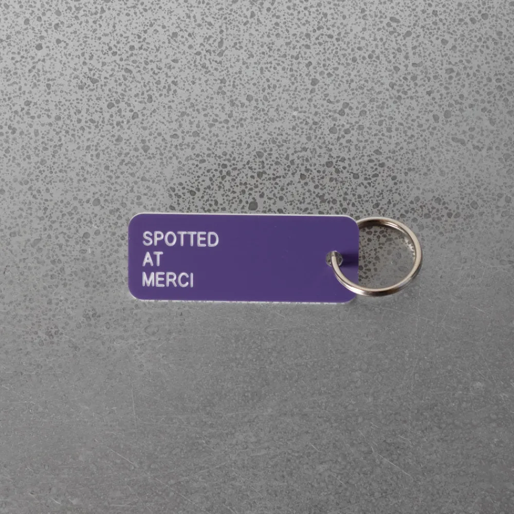 Women Various Keytags Merci x - Porte-clé "Spotted at Merci" - Violet