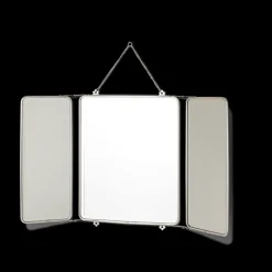 2933 DECOCLICO Miroir barbier 3 faces
