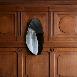 259 SERAX Miroir ovale - Noir