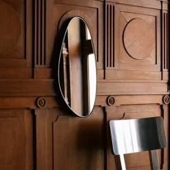 259 SERAX Miroir ovale - Noir