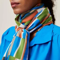 Women MOISMONT - Echarpe N°720 - Blue Worker