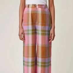 Women MOISMONT - Pantalon Madurai - Rose Pop