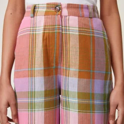Women MOISMONT - Pantalon Madurai - Rose Pop