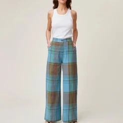 Women MOISMONT - Pantalon Madurai - Nordic Blue