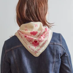 Women Moismont x Merci - Bandana Trèfle - Rose