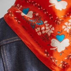 Women Moismont x Merci - Bandana Trèfle - Orange