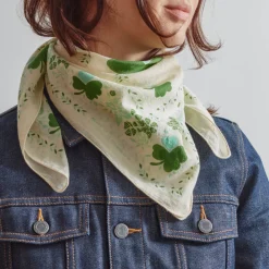 Women Moismont x Merci - Bandana Trèfle - Vert