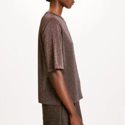 Women Momoni - T-Shirt Iora - Marron