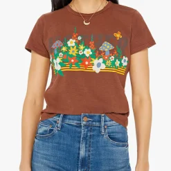 Women Mother - T-shirt Lil Sinful - Marron