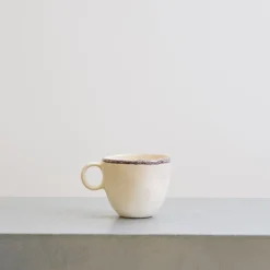 1636 DEARTIS Mug en grès - Crème & Marron