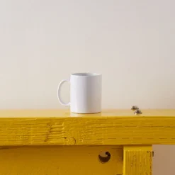 1799 MARKM LASER Mug Merci - Rouge "Rive Droite" - Non Merci