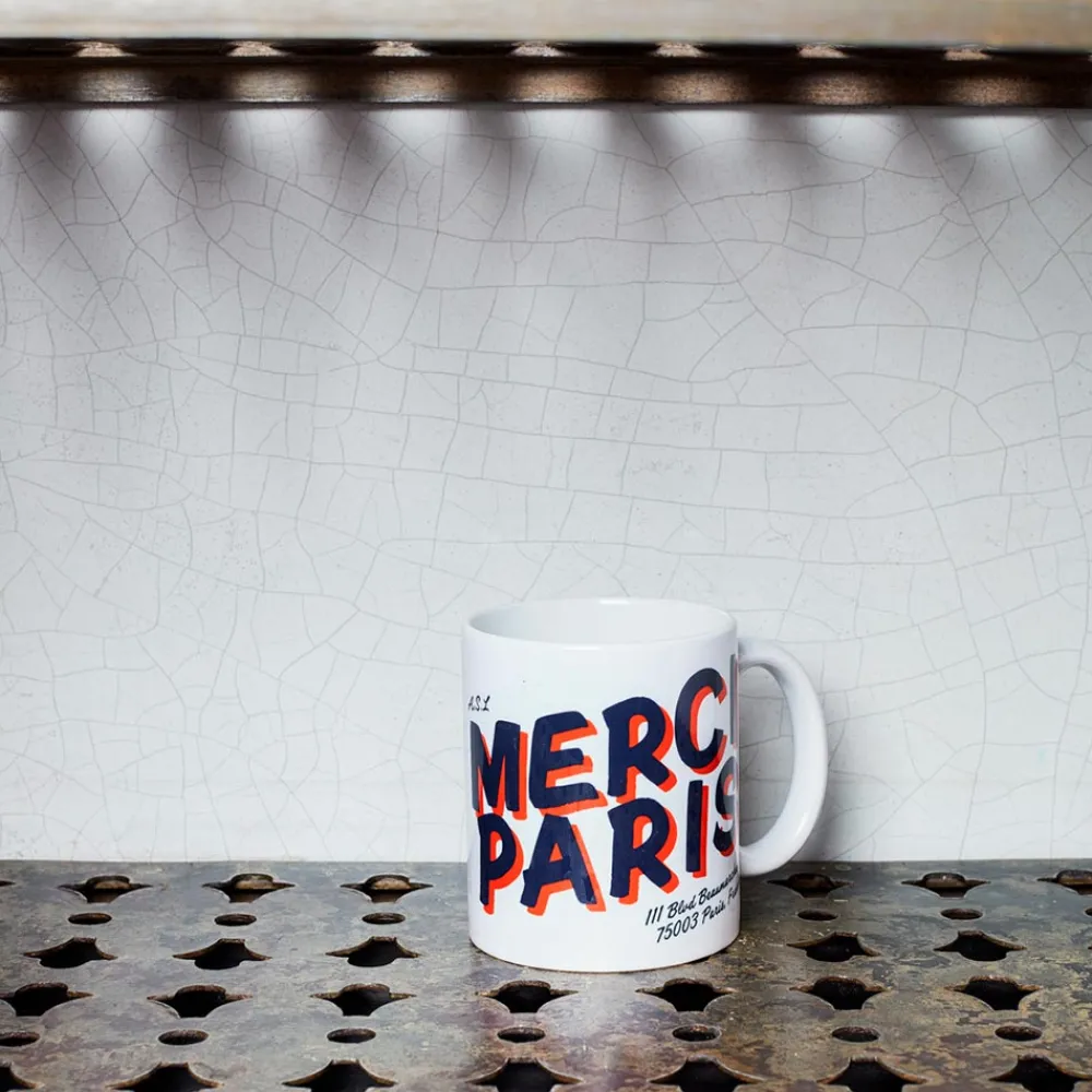 1799 MARKM LASER Mug Merci Paris - Marine