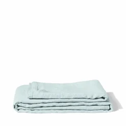 200 LINTEX Nappe en lin lavé - Bleu Antiparos
