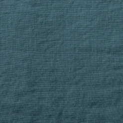 200 LINTEX Nappe en lin lavé - Bleu Pétrole