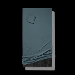 200 LINTEX Nappe en lin lavé - Bleu Pétrole