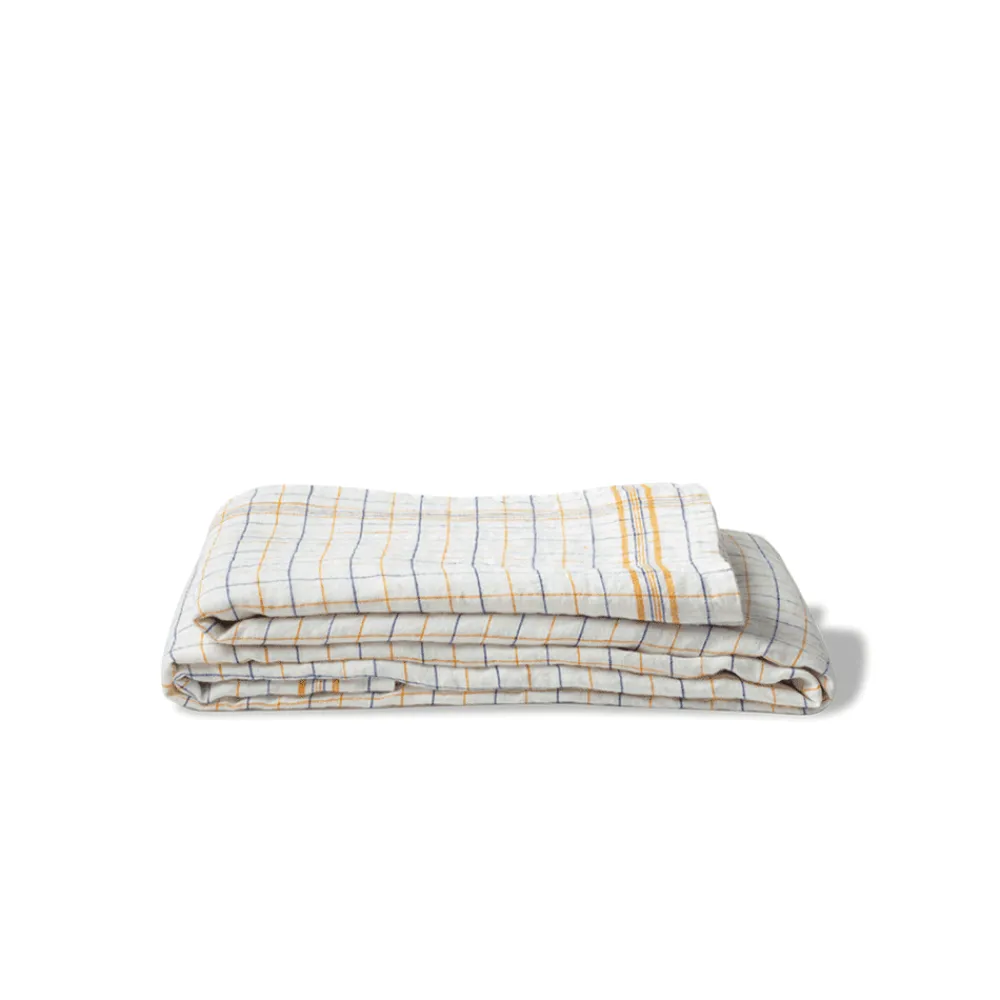 200 LINTEX Nappe en lin lavé - Office Jaune Vallauris