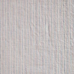 200 LINTEX Nappe en lin lavé - Rayures Parme Fuji Iro