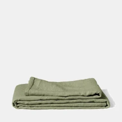 200 LINTEX Nappe en lin lavé - Vert Komorebi