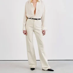 Women Nili Lotan - Jeans Mitchel - Ecru