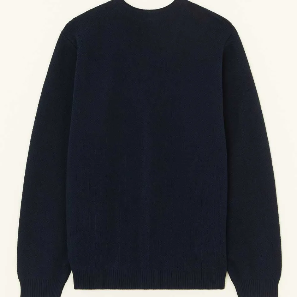 NITTO KNITWEAR - Cardigan Youri - Marine