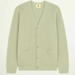 NITTO KNITWEAR - Cardigan Youri - Olive