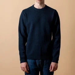NITTO KNITWEAR - Pull Youri - Marine