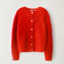 Women Nothing Written - Cardigan Alpaga - Rouge