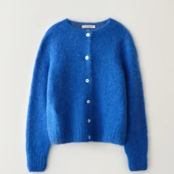 Women Nothing Written - Cardigan Alpaga - Bleu
