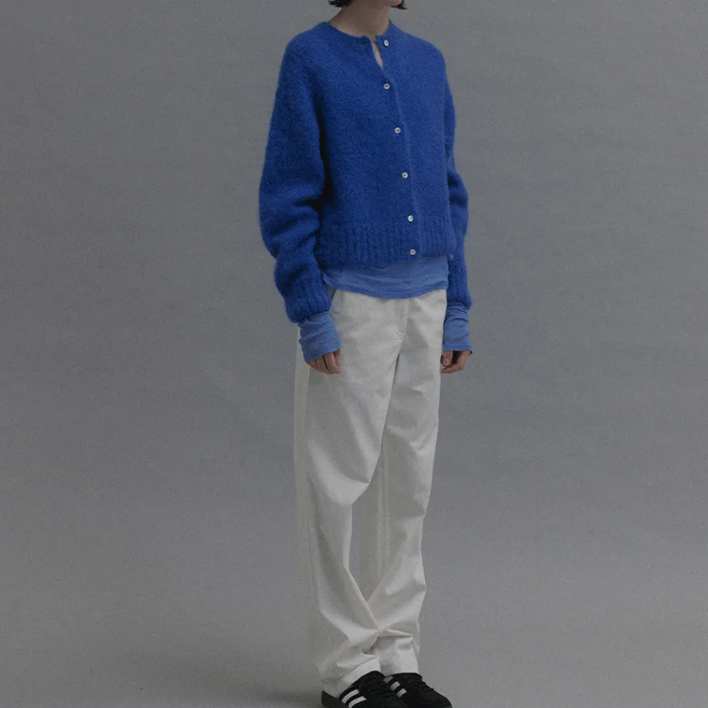 Women Nothing Written - Cardigan Alpaga - Bleu
