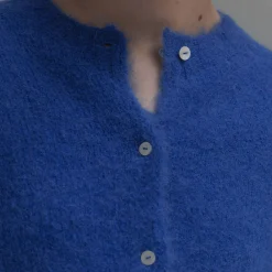 Women Nothing Written - Cardigan Alpaga - Bleu