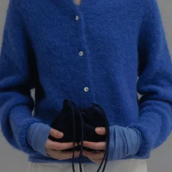 Women Nothing Written - Cardigan Alpaga - Bleu