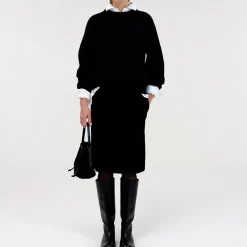 Women Nothing Written - Jupe velours - Noir