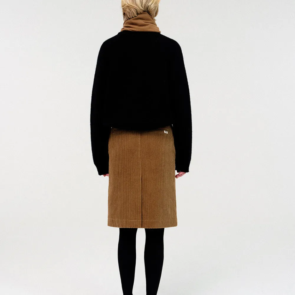 Women Nothing Written - Jupe velours - Camel