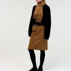 Women Nothing Written - Jupe velours - Camel