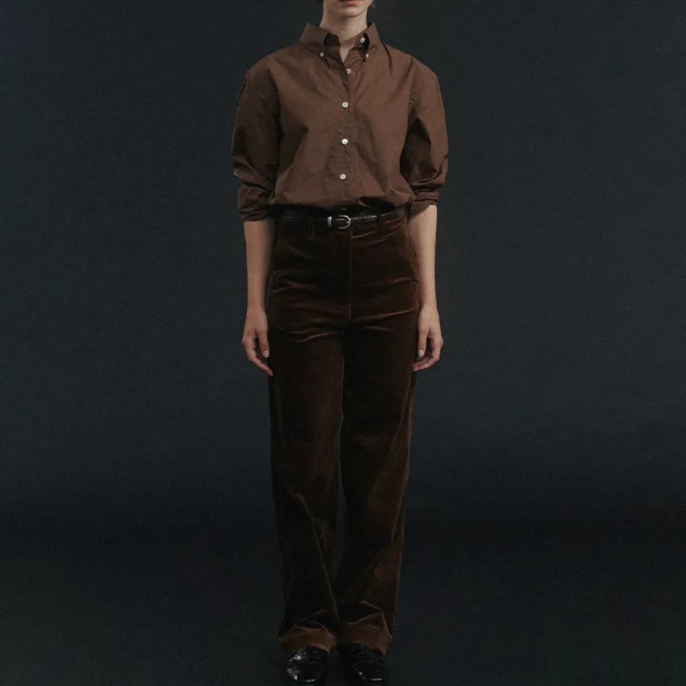 Women Nothing Written - Pantalon velours - Marron