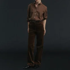 Women Nothing Written - Pantalon velours - Marron