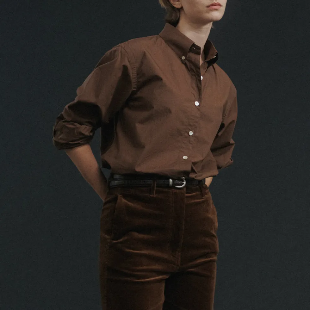 Women Nothing Written - Pantalon velours - Marron